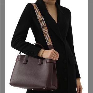 Authentic Burberry medium banner bag